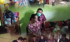 Kadinkes Bersama Kadinsos & Kadin DP2KBP3A Subang Beri Bantuan Balita Penderita Hidrosefalus