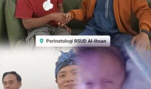 Ketua Ormas Brigez Subang Jenguk Pasien Berkebutuhan Khusus