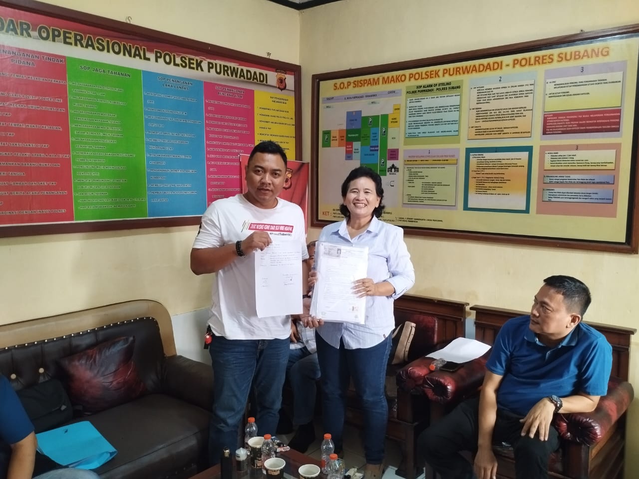Presidium Purwadadi Bersama Forkopimcam Purwadadi, dan Pihak Perusahaan di Purwadadi Gelar Rapat Koordinasi