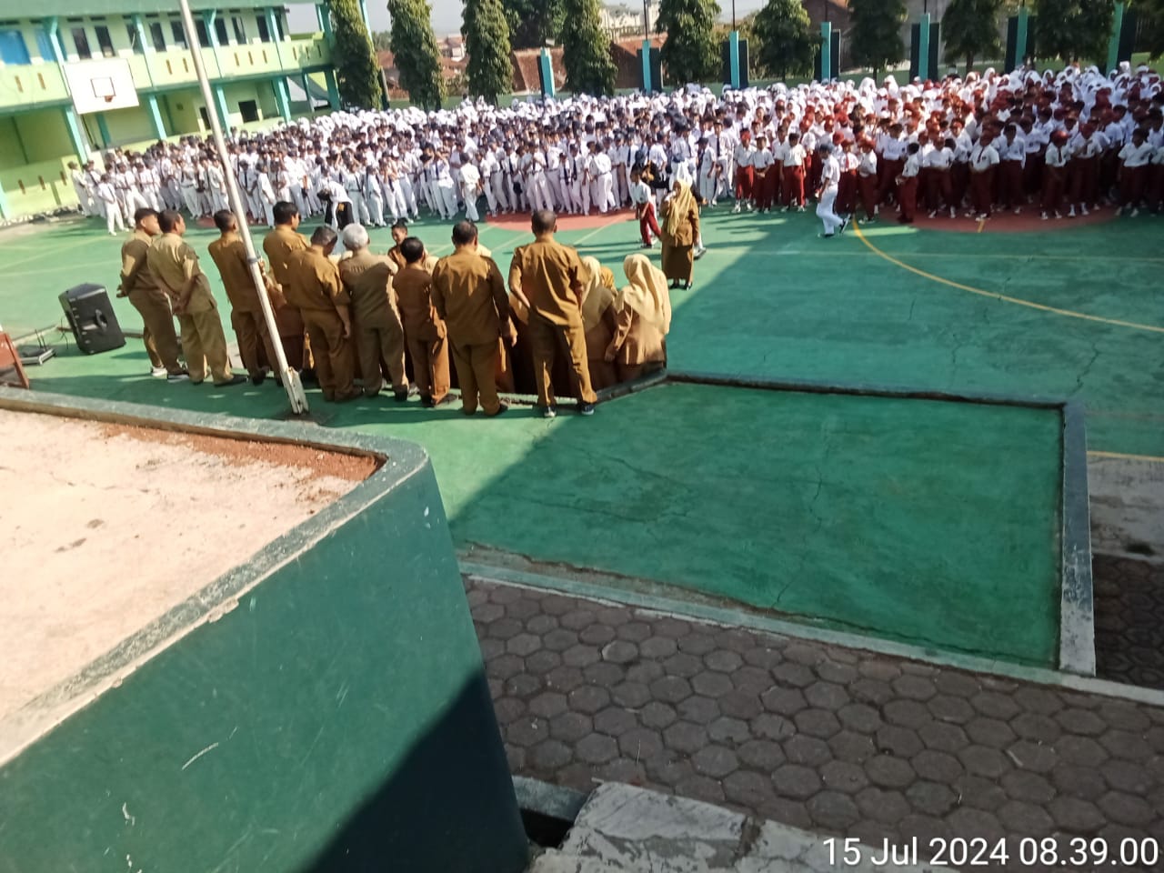 Ratusan Siswa-Siswi Antusias Ikuti Kegiatan MPLS Di Hari Pertama Dengan Semangat
