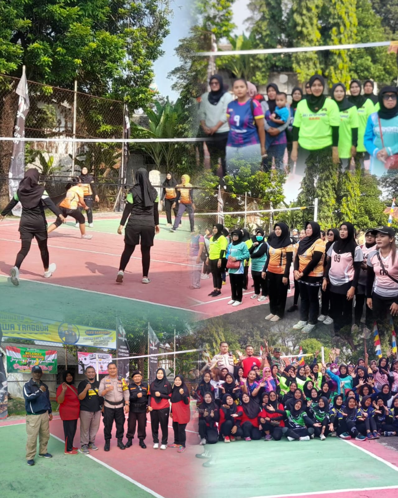 Piala Bergilir Bola Voli Putri Lurah Dangdeur Cup Dalam Rangka HUT RI ke 791