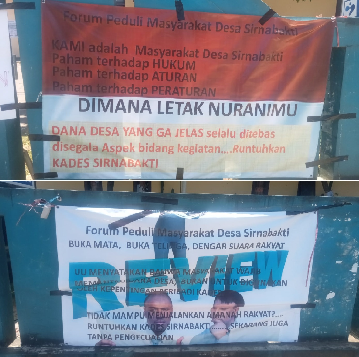 Forum Peduli Masyarakat Sirnabakti Tuntut Kades Sirnabakti Mundur Dari Jabatannya