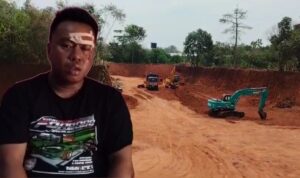Galian C H. Ari di Purwajaya Sebabkan Laka Lantas