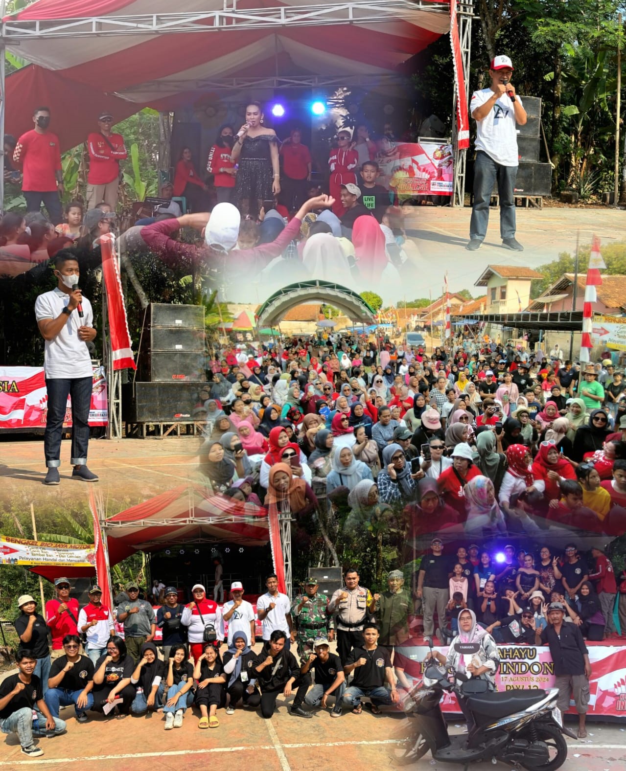 Karang Taruna RT 04/RW 12 Blok Dangdeur, Kecamatan/Kabupaten Subang adakan acara penutupan HUT RI Ke-79 dengan semarak pesta rakyat di Lapang Bola