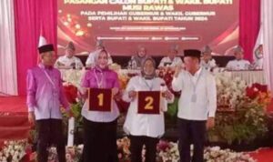 Rapat Pleno KPU Pengundian Nomor Urut Paslon Bupati & Wakil Bupati Musi Rawas