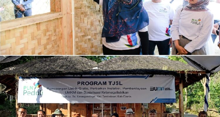 PLN UID Jabar Dorong Pembangunan Berkelanjutan di Desa Adat Kampung Kuta Melalui Program TJSL