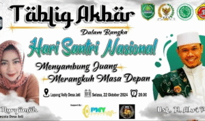 Peringati Hari Santri Nasional, Pemdes Jati Gelar Tablig Akbar