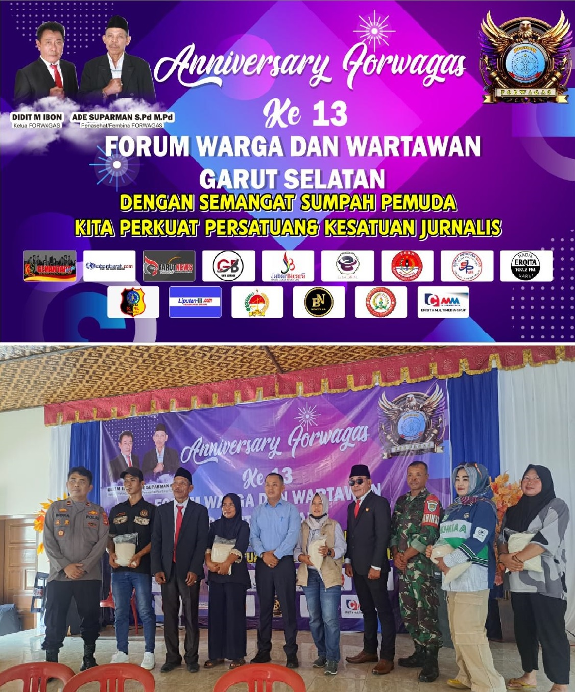 Rayakan Milad ke 13 Forwagas Gelar Kegiatan di Villa Jaya Sakti 1