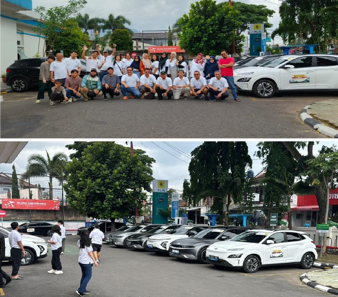 Dukung Transisi Energi, PLN UP3 Garut Hadirkan Layanan Listrik Yang Handal Pada SPKLU dan SPLU Untuk Komunitas Mobil Elektrik Indonesia