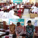 Kapolsek Banyuresmi Pantau Kegiatan Uji Coba Makan Bergizi Gratis Di SDN 4 Pamekarsari