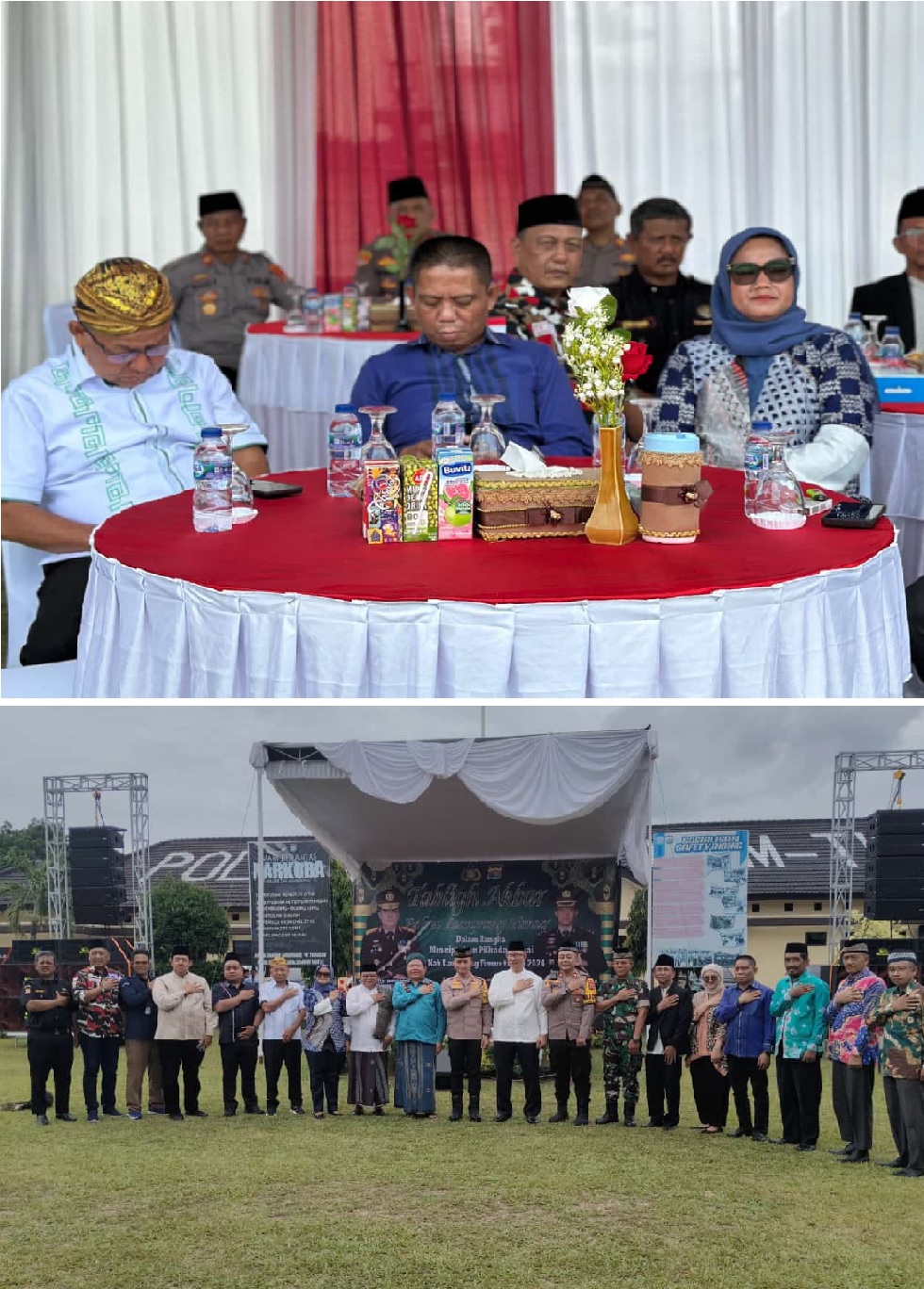 PWI Apresiasi Tabligh Akbar Polres Lamtim Wujudkan Pilkada Damai dan Santun