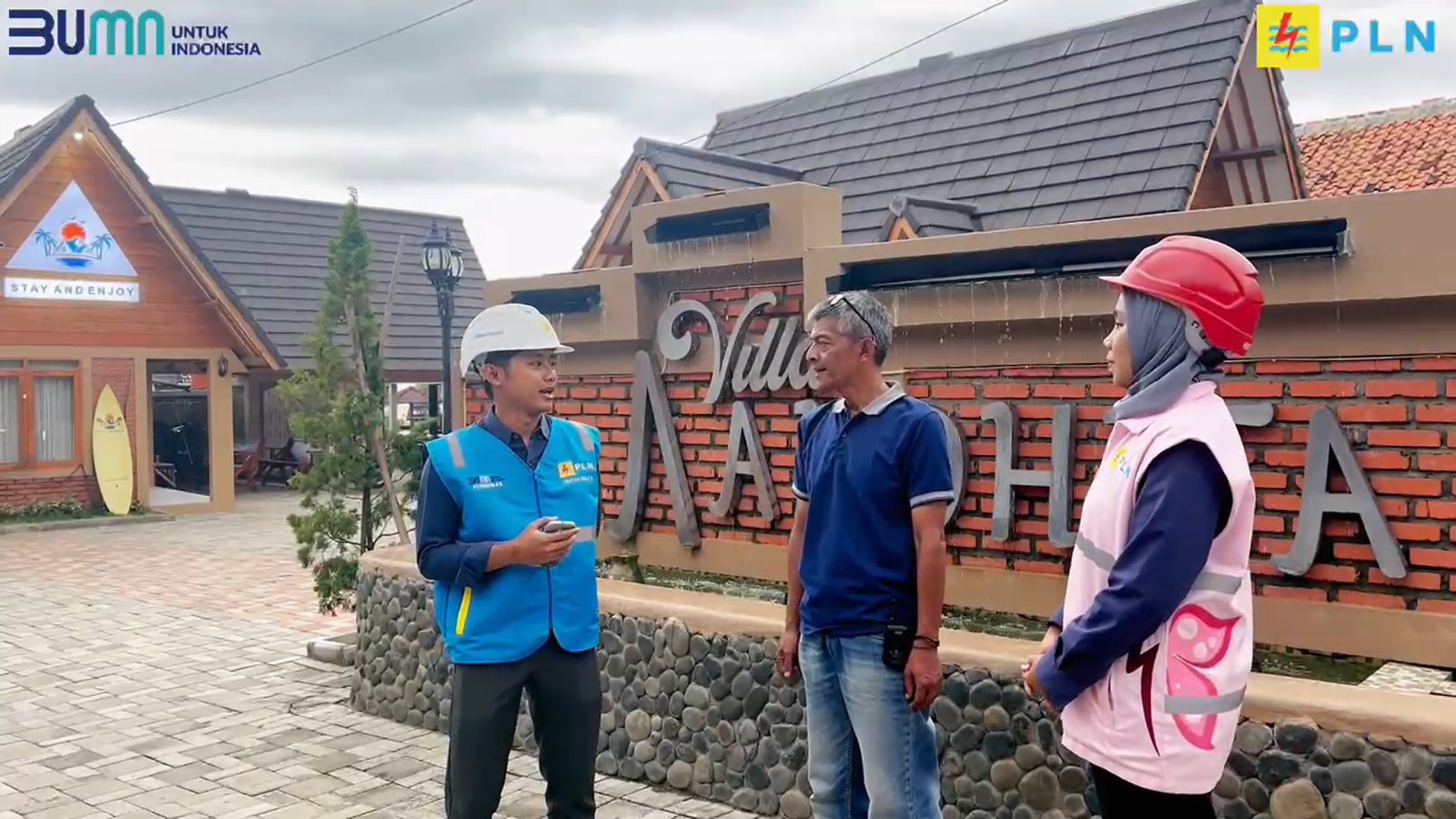 Dukung Geliat Pariwisata di Garut Selatan Pada Momentum Nataru, PLN UP3 Garut Energize Villa Andhita