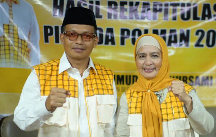 Hasil Rapat Pleno, KPU Polman Tetapkan Pasangan H Samsul-Hj Nursami Sebagai Bupati & Wabup Polman