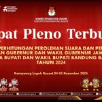 Hasil Rapat Pleno Pilkada 2024 KPU Kabupaten Bandung Barat