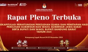 Hasil Rapat Pleno Pilkada 2024 KPU Kabupaten Bandung Barat