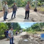 Kades Tapango Pantau Pekerjaan Jalan Beton Pastikan Kelancaran Pembangunan Infrastruktur Di Desanya