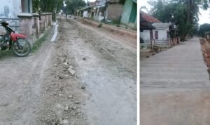 Proyek Cor Beton Jalan Desa Linggajati Diduga Berbau Korupsi, FMP Jabar Minta APH Turun Tangan