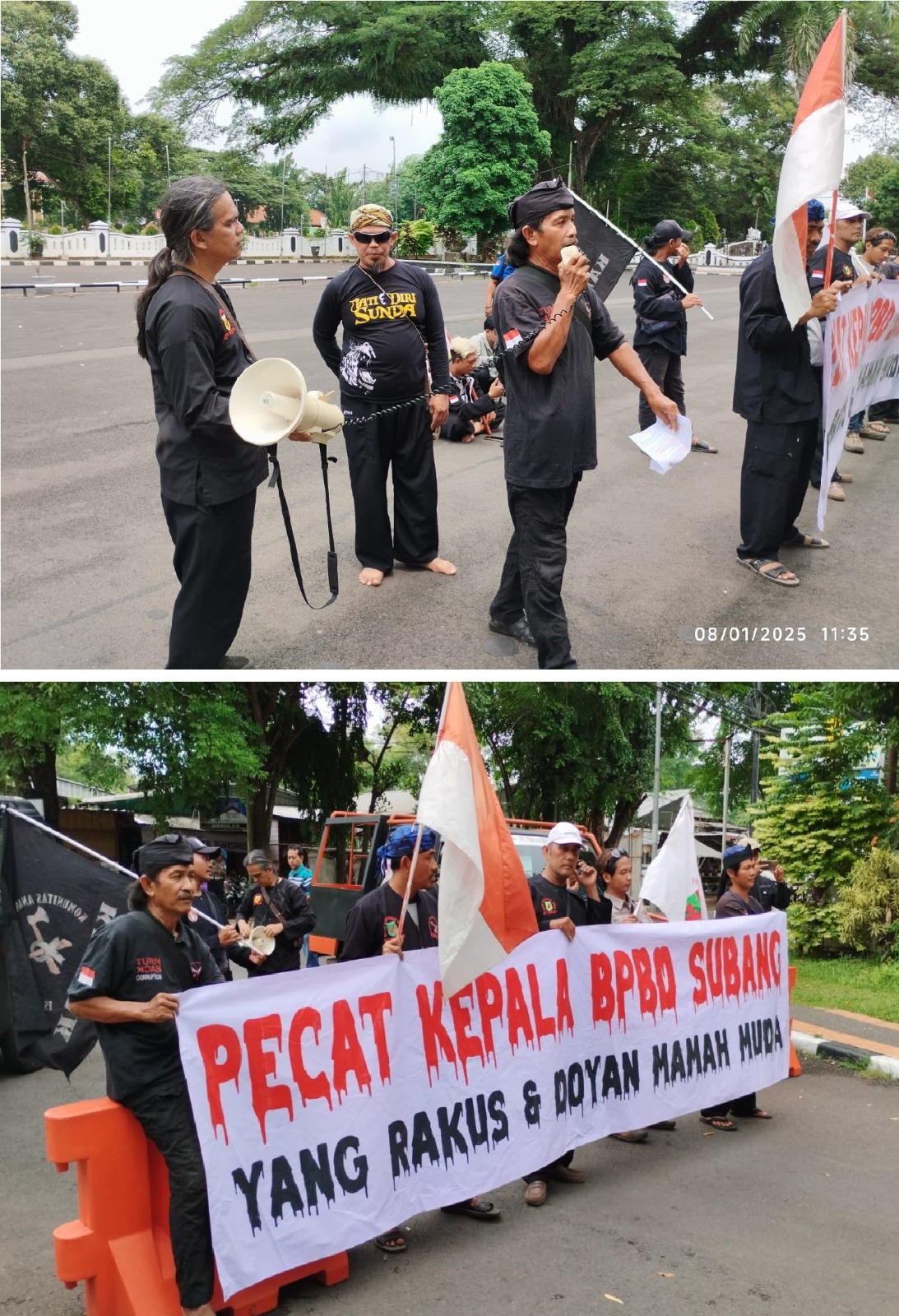 PJ Bupati Subang Tak Bernyali Copot Kalak BPBD, KAMPAK Kembali Aksi1