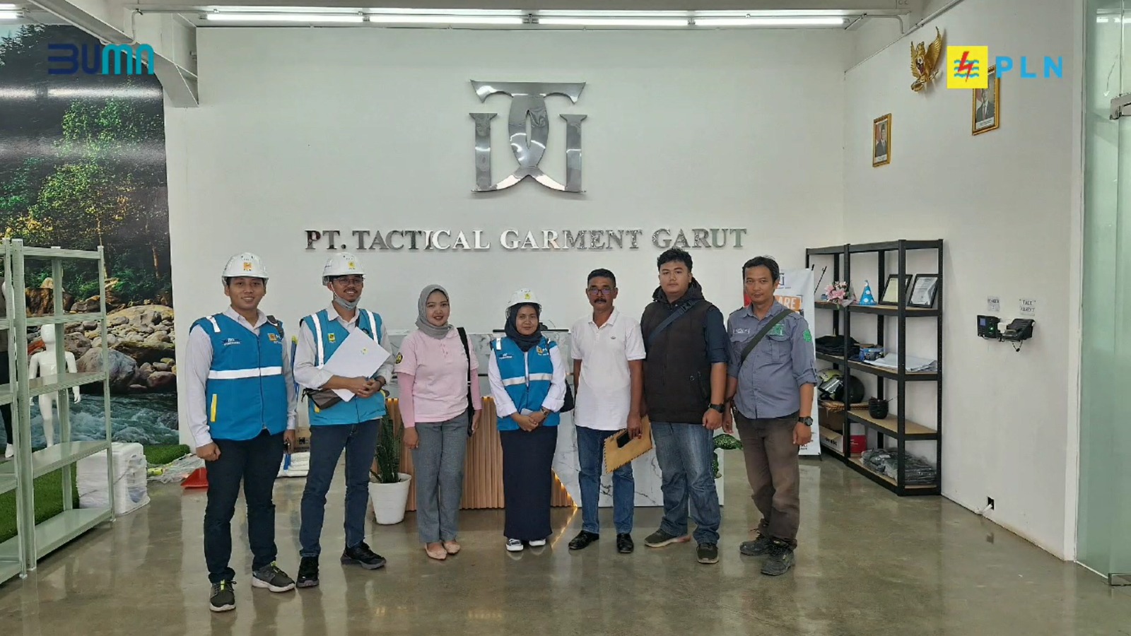 Penuhi Kebutuhan Listrik Dalam Momentum Nataru, PLN UP3 Garut Energize PT Tactical Garment Garut