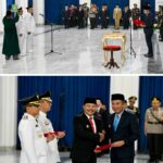 Pj. Gubernur Jabar Lantik Pj Wali Kota Cimahi dan Pj Bupati Subang Serta Penyerahan SK Perpanjangan Masa Jabatan Pj Bupati Garut