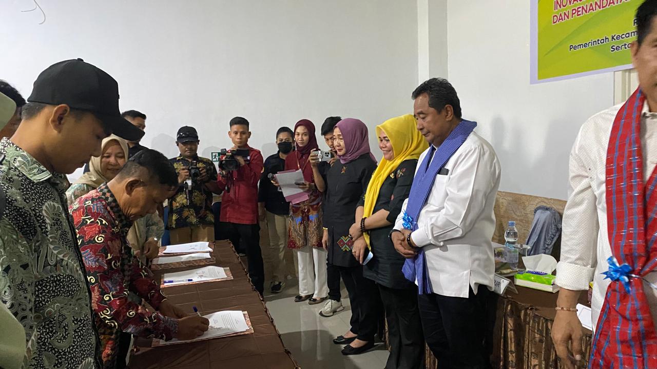 RSUD Wonomulyo Buat MoU Tangani Stunting Bersama Pemdes se-Kec. Wonomulyo