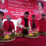 Walau Secara Sederhana DPC PDI Perjuangan Kab Garut Rayakan HUT Ke-78 Megawati Tak Lupa Mengundang Kalangan Kaum Marjinal