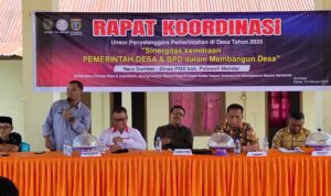 Pemdes Sekecamatan Wonomulyo Bersama BPD & APDESI Gelar Rakor