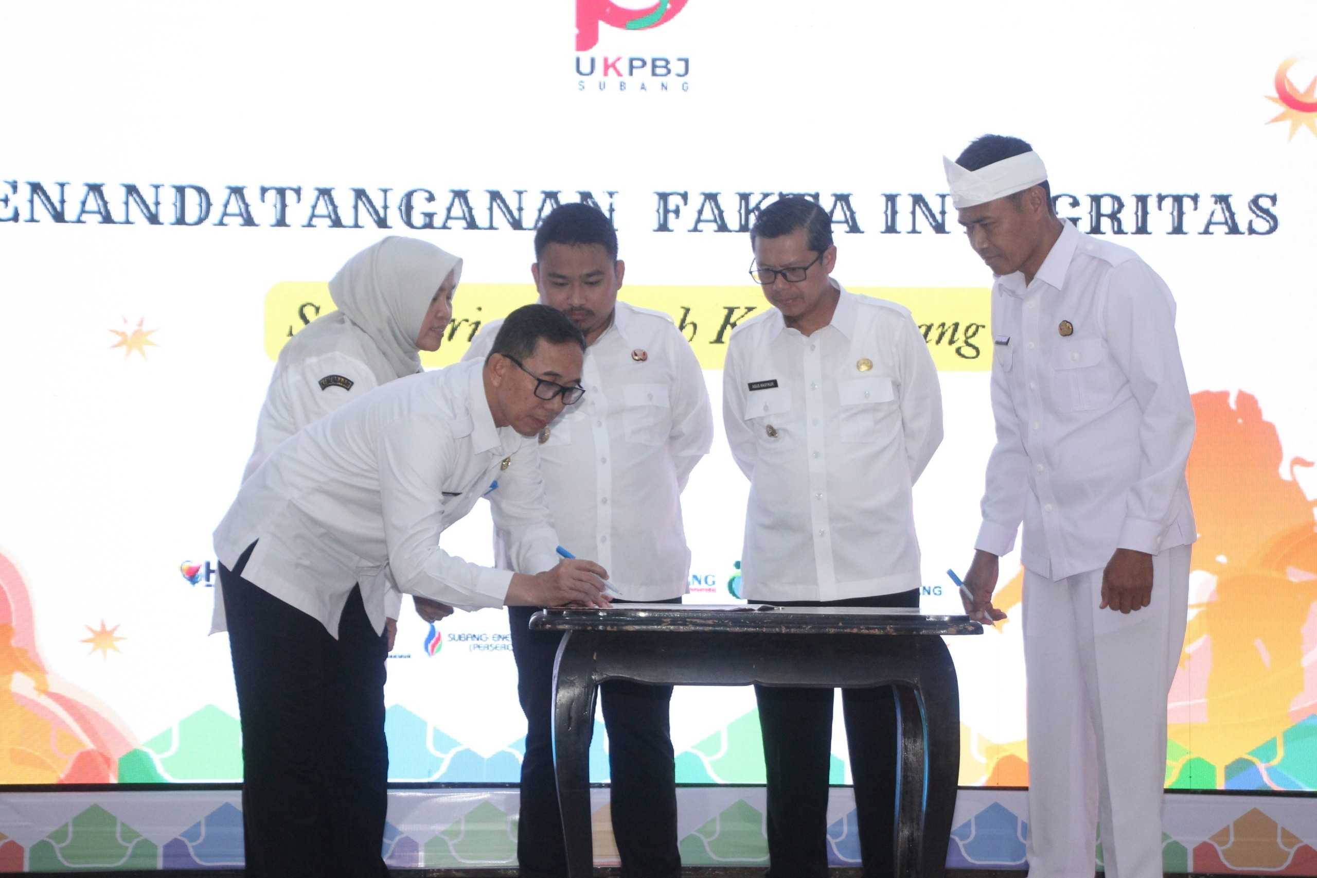 Bupati Subang Tekankan Komitmen Transparansi SIRUP