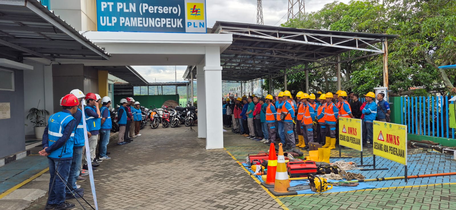 Sambut Idul Fitri Dengan Pelayanan Optimal, PLN Gelar Apel Pasukan di Garut Selatan