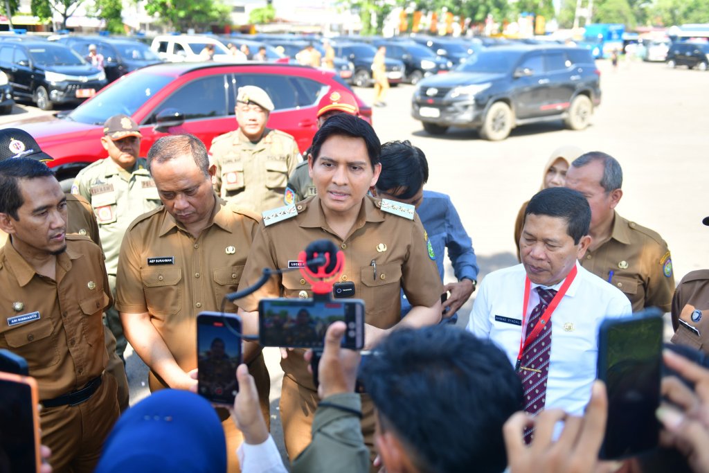 Bupati Indramayu Pimpin Apel Kendaraan Dinas, 196 Kendaraan Masih Dicari