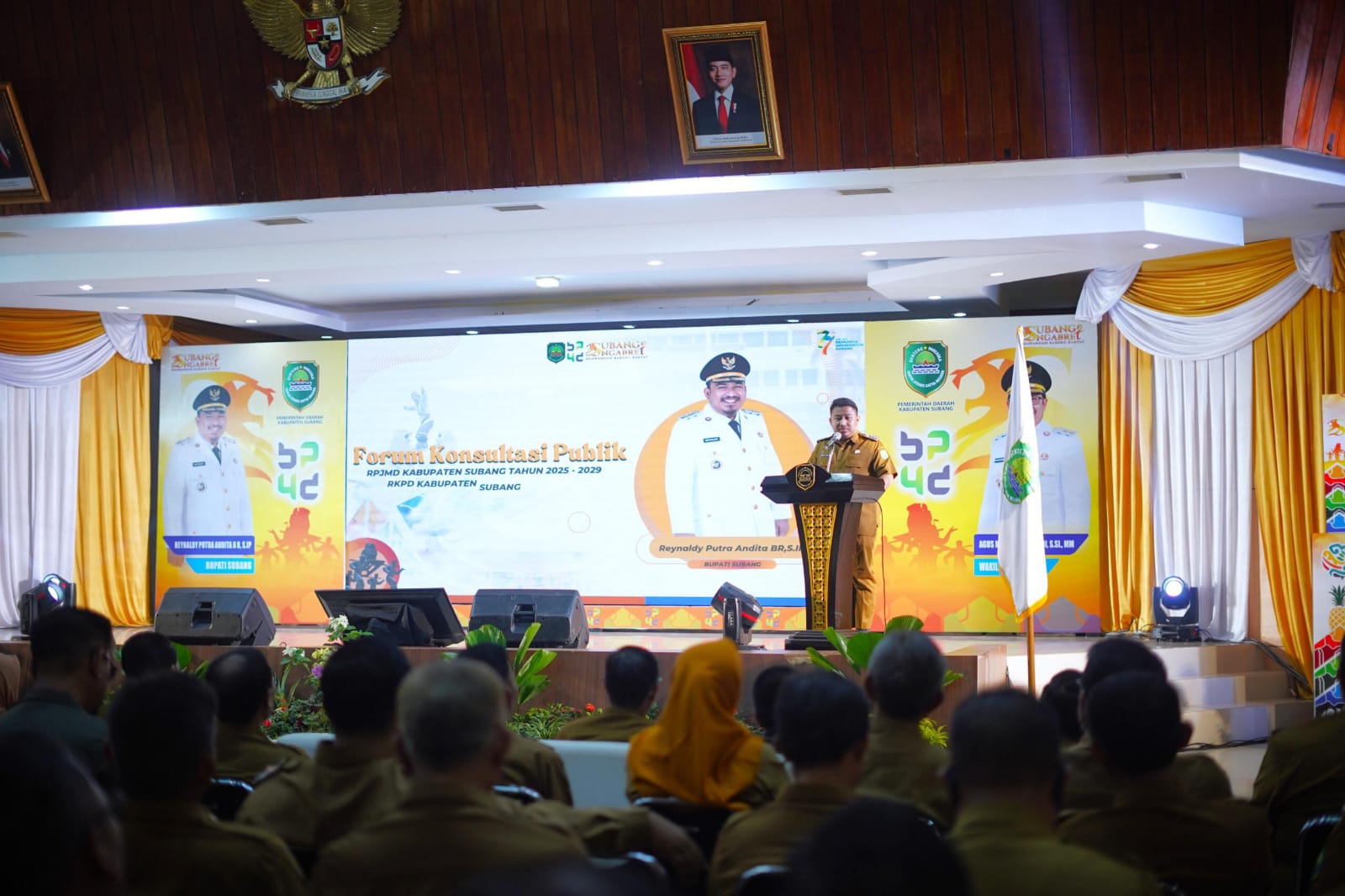 Bupati Subang Kang Rey Buka Forum Konsultasi Publik RPJMD Dan RKPD