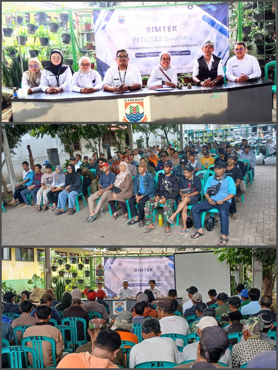 DLH Kota Cimahi Gelar Bimtek Tentang Memilah Sampah Dan BPJS Ketenagakerjaan