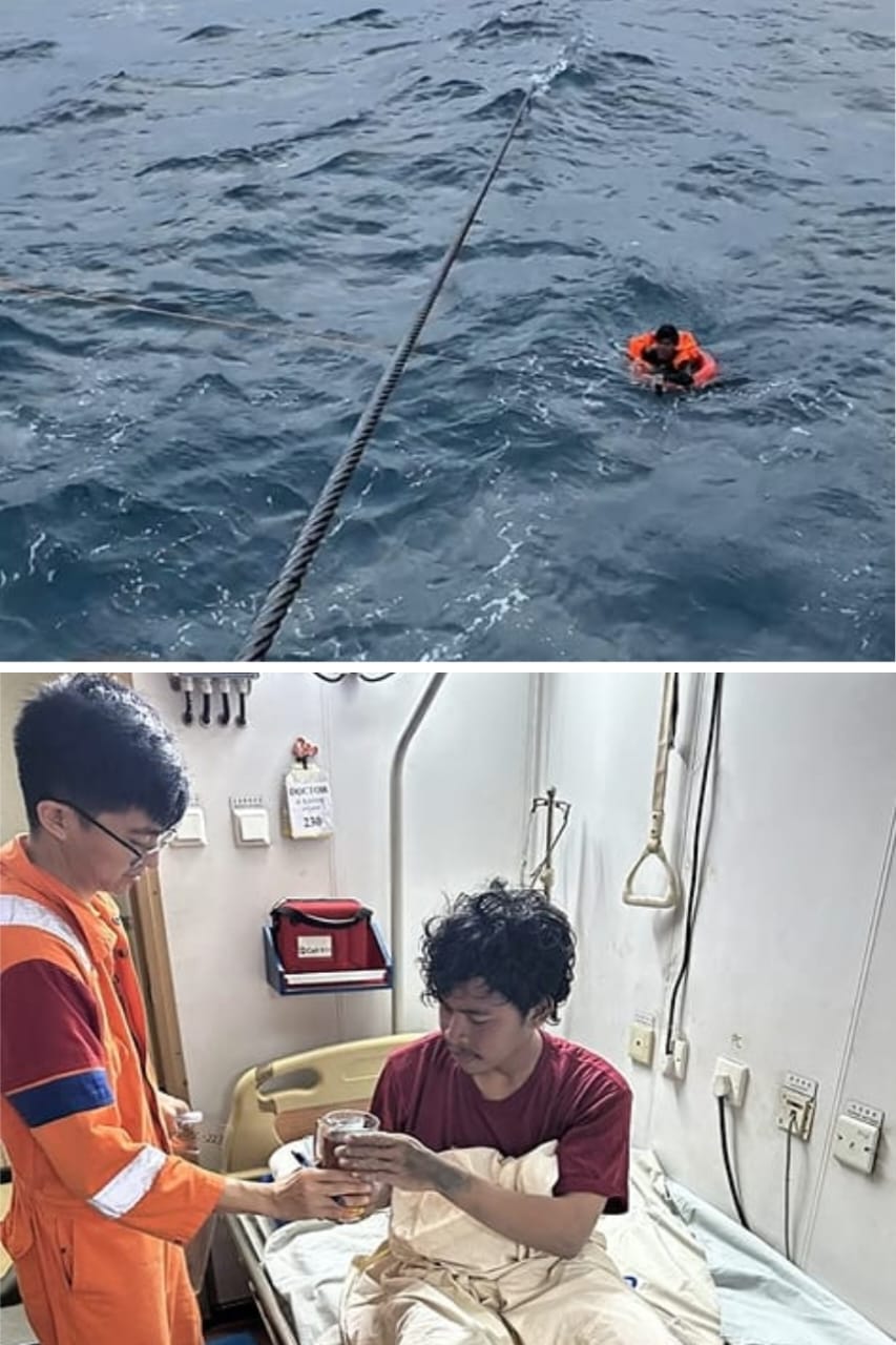 Tak Tunggu Waktu Lama PHE OSES Selamatkan Tiga Nelayan Hanyut di Perairan Kepulauan Seribu