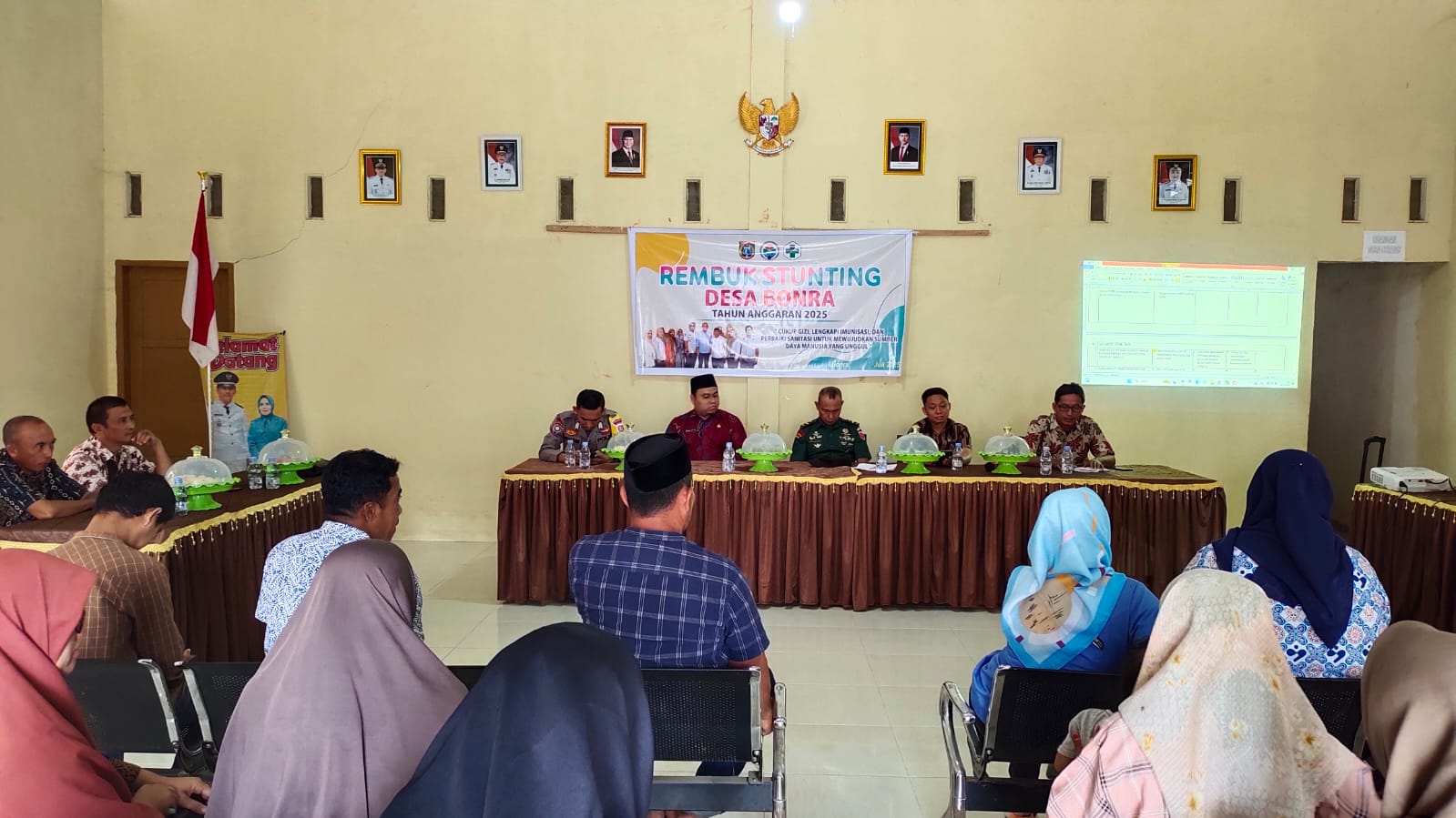 Pemdes Bonra Gelar Rembuk Stunting Tahun Anggaran 2025
