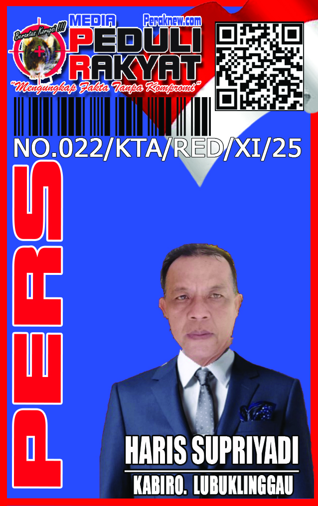 KTA PERAK Haris Supriyadi 2025
