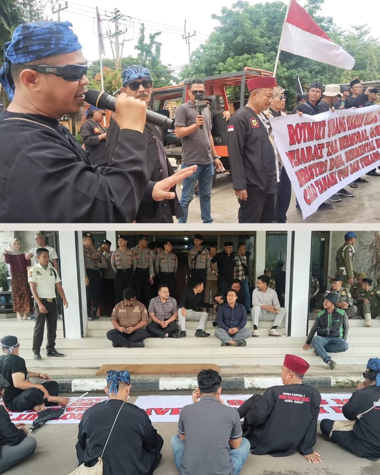 Massa Aksi KAMPAK Desak Bupati Subang Bersihkan Birokrasi Pejabat Bermental Korup